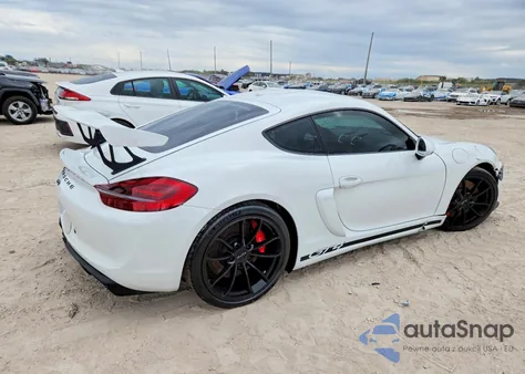 2016 Porsche Cayman Gt4 z USA, uszkodzony, nr VIN WP0AC2A82GK197098
